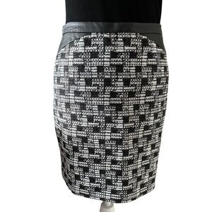 Ann Taylor checked skirt 0